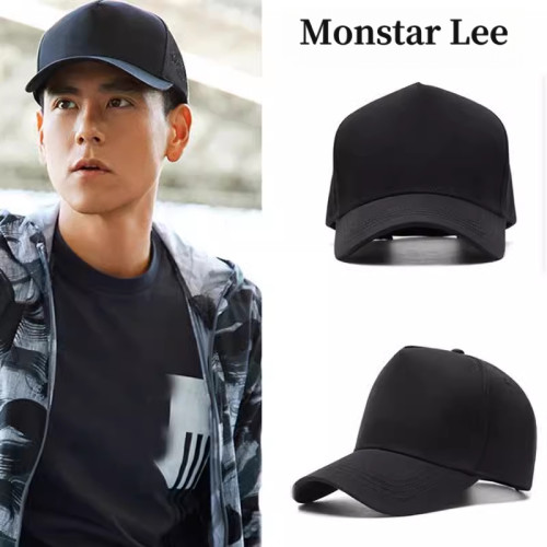 Monstar Lee大帽檐加大加深高顶帽子男士大头围鸭舌帽宽檐棒球帽