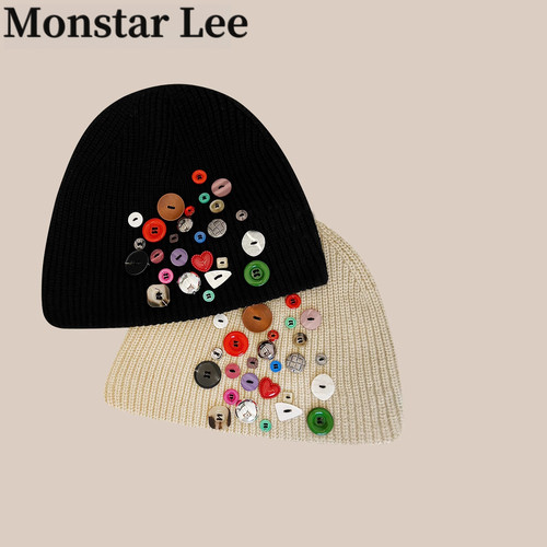 MonstarLee韩国设计师五彩纽扣