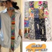 超长条棉质腰带发带搭配衬衫 百搭围巾女丝带 飘带领巾韩国春秋季