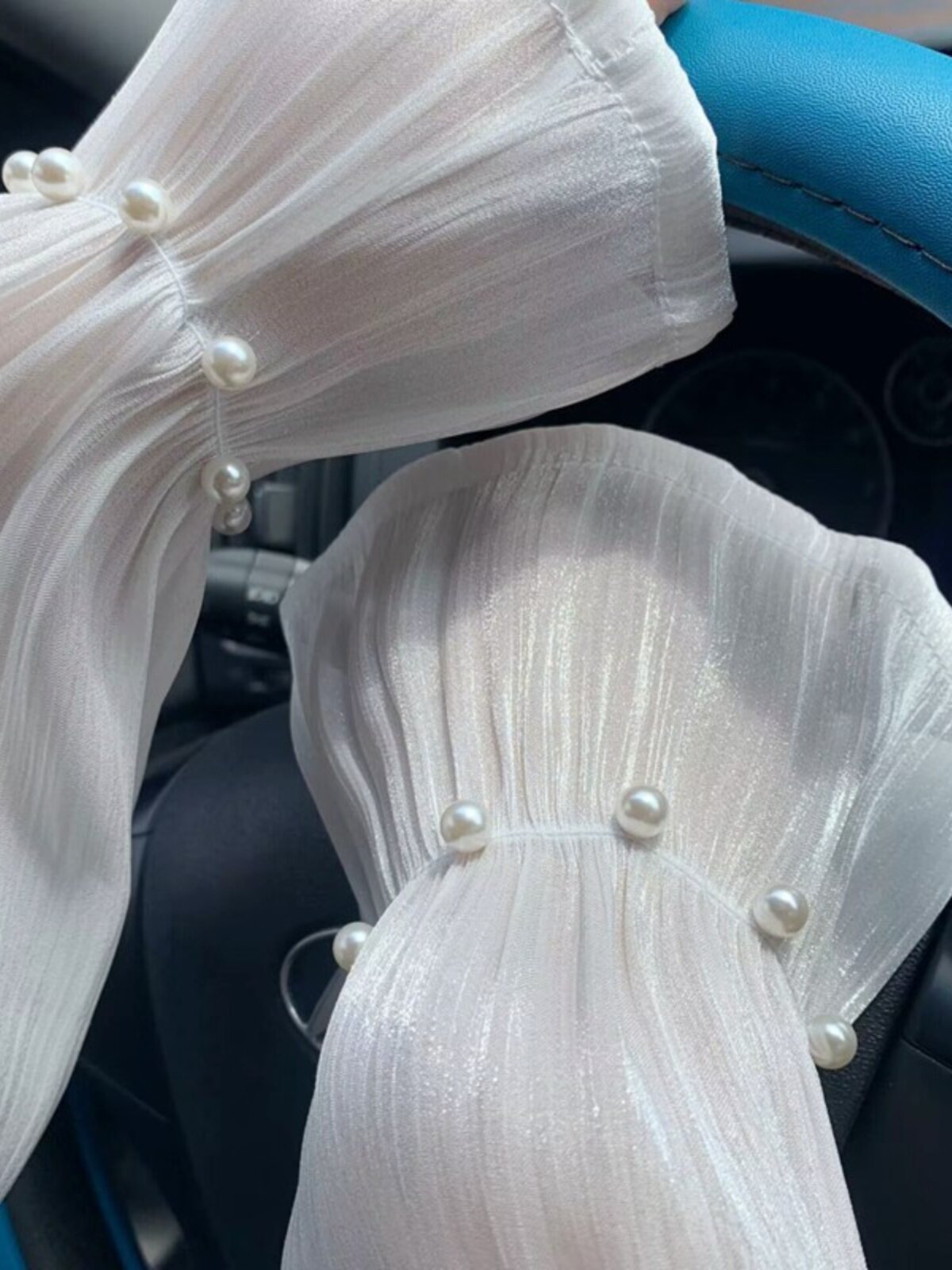 LACE MESH ICE SLEEVES WOMENS SPRING AND SUMMER UV PROTECTION LOOSE SUN PROTECTION GLOVES LONG ICE SILK HAND SLEEVES