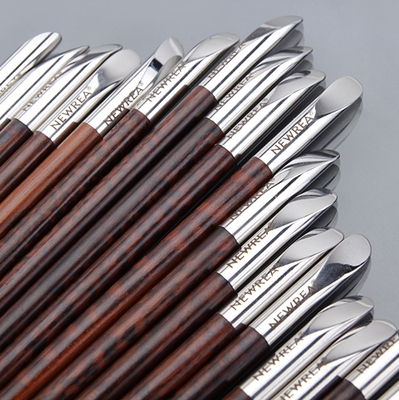 NEWREA新锐 B级蛇纹木筷子 免费私家定制