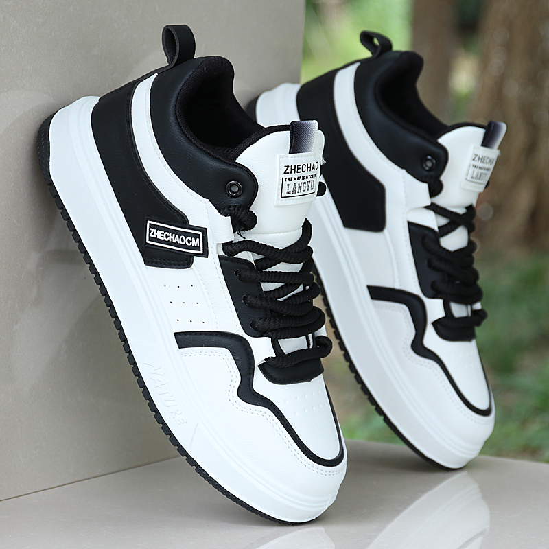国货品牌联名板鞋男鞋2025春秋新款休闲鞋运动鞋韩版百搭小白鞋子