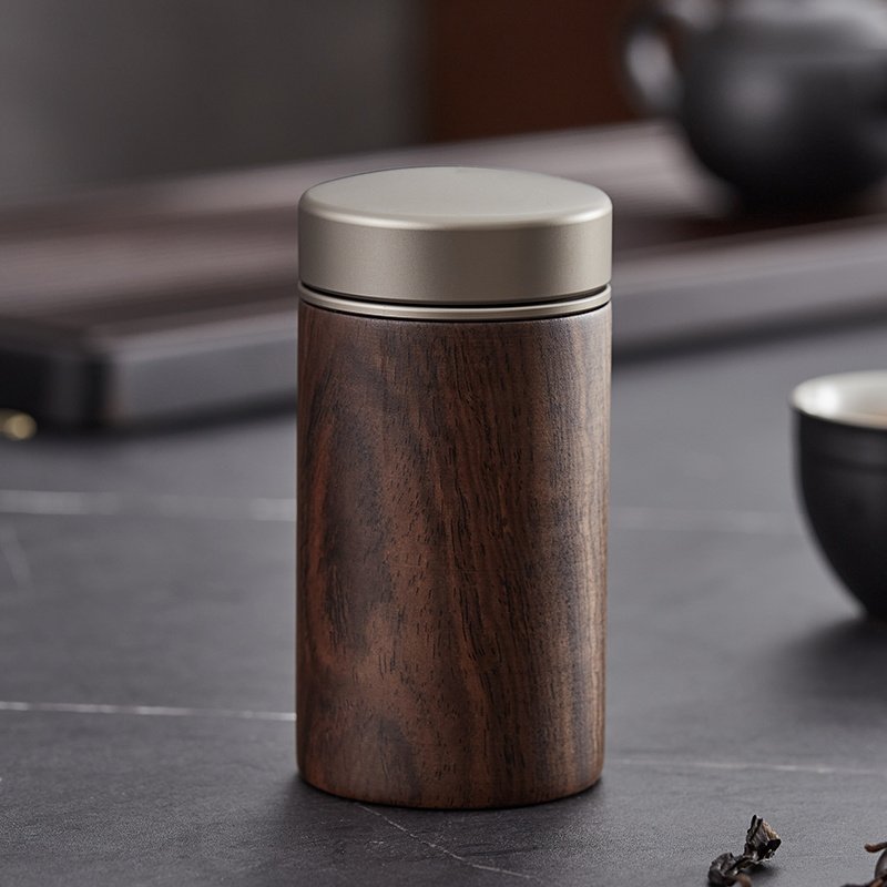 黑檀木茶叶罐密封罐便携中式复古洱茶储存家用小号木质茶叶储存罐,餐饮具,茶叶罐,淘宝优惠券,粉丝福利购,淘宝优惠卷