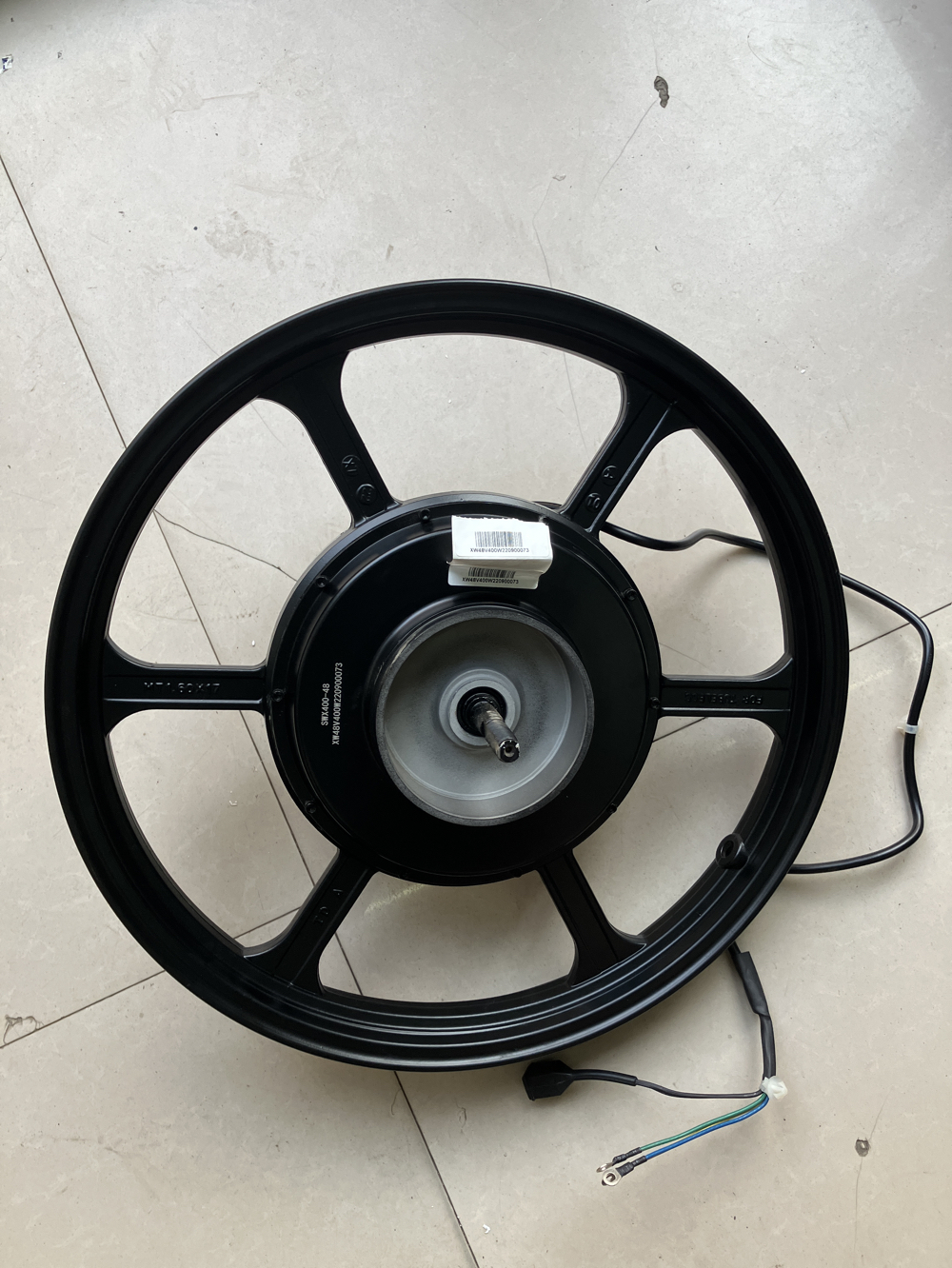 17寸摩托车架用电机 48ｖ电机实拍 本田原装电机 鼓刹款马达