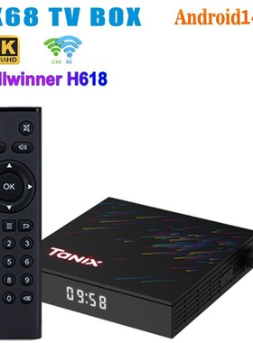 TX68  Android安卓 14 Allwinner 全志H618 四核wifI set top box