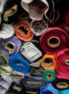 进口服装里子布雪纺涤棉斜纹美丽绸尼丝纺色丁弹力网眼真丝小纺