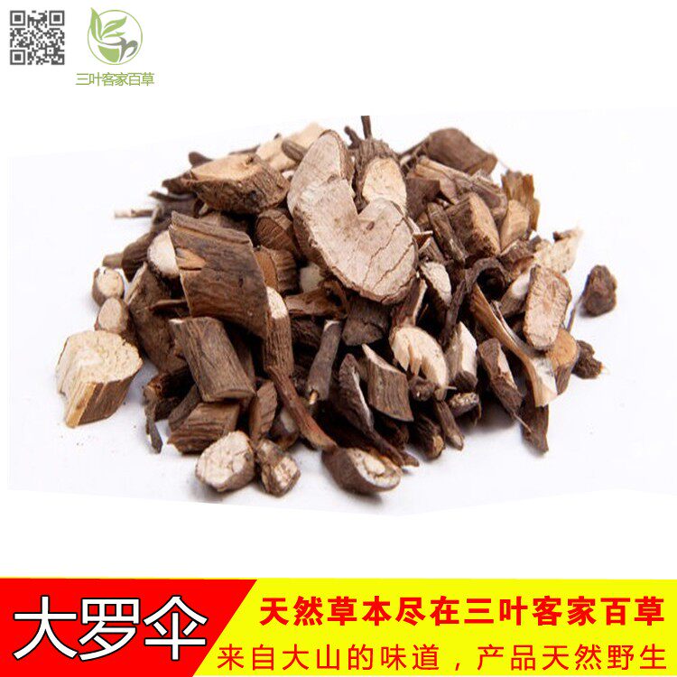野生朱砂根 大罗伞 大凉伞 铁凉伞 山大颜  山大刀 粉罗伞 500g