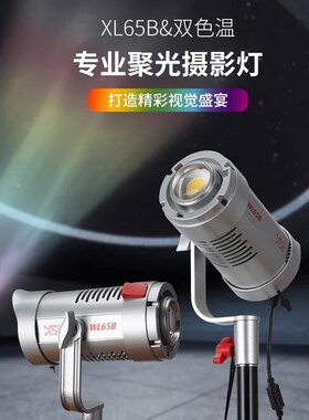 新摄角65w手持柄外拍直播间发丝灯轮廓灯美食珠宝静物拍照LED射灯