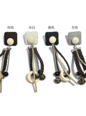 原创设计手工编织胸针
