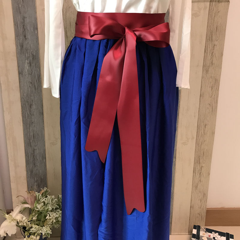 9色选 3米窄长款丝带腰带 超长缎面腰带 婚纱礼服腰带 韩版 百搭