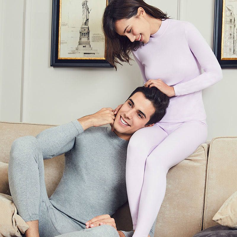 三枪内衣男士套装纯棉质薄款圆领保暖棉毛衫冬青年打底女秋衣秋裤,女士内衣/男士内衣/家居服,保暖套装,淘宝优惠券,粉丝福利购,淘宝优惠卷