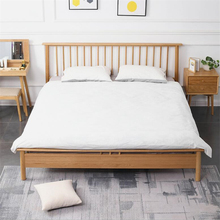北欧全实木床1.5米1.8m原木双人床主卧家具现代简约温莎床橡木
