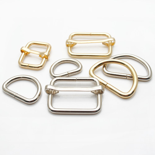 D字扣包配件五金扣金银色金属扣