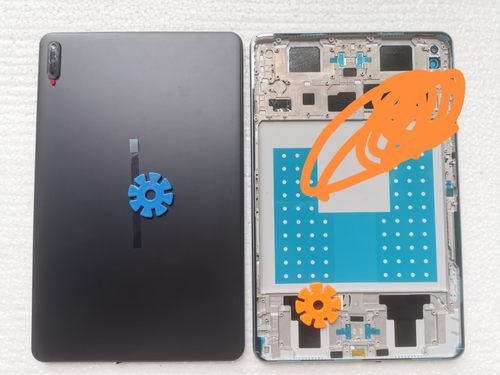 适用于matepad10.4 2022后盖BAH4-W29 W39中框边框电池后盖后壳