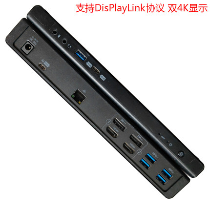 肯辛通USBC typec 兼容雷电扩展坞 双DP HDMI 4K高清 DisplayPort