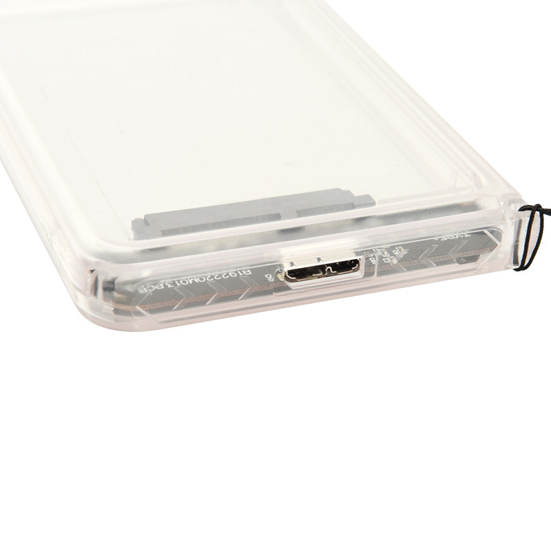 USB3.0 투명 모바일 하드 드라이브 상자 2.5인치 노트북 하드 드라이브 상자 SATA 직렬 하드 드라이브 솔리드 스테이트 SSD