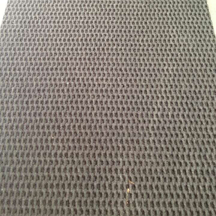 实体厂家供应:黑色两面粗纤维帆布输送带物流输送带工业皮带质保