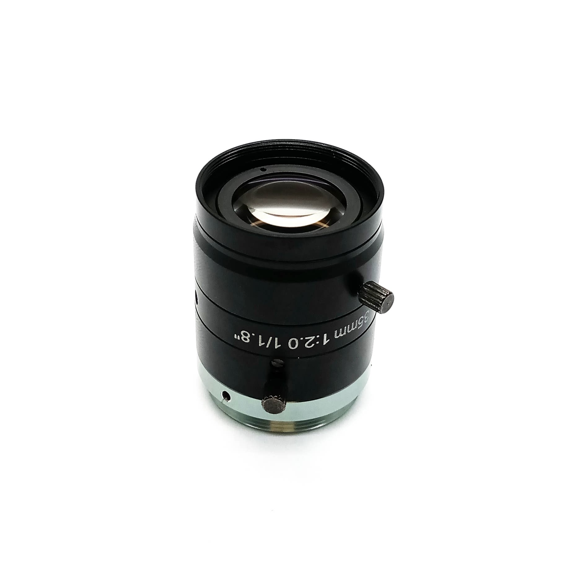 国产百万级 35mm 定焦 1/1.8" c口工业镜头