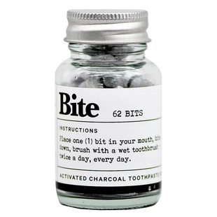 活性炭天然美白配方 含纳米羟基磷灰石 62粒 BITE牙膏片 美代正品