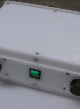 白色功放机箱 双声道 DIY全铝合金散热器发烧音响功放解码器机箱