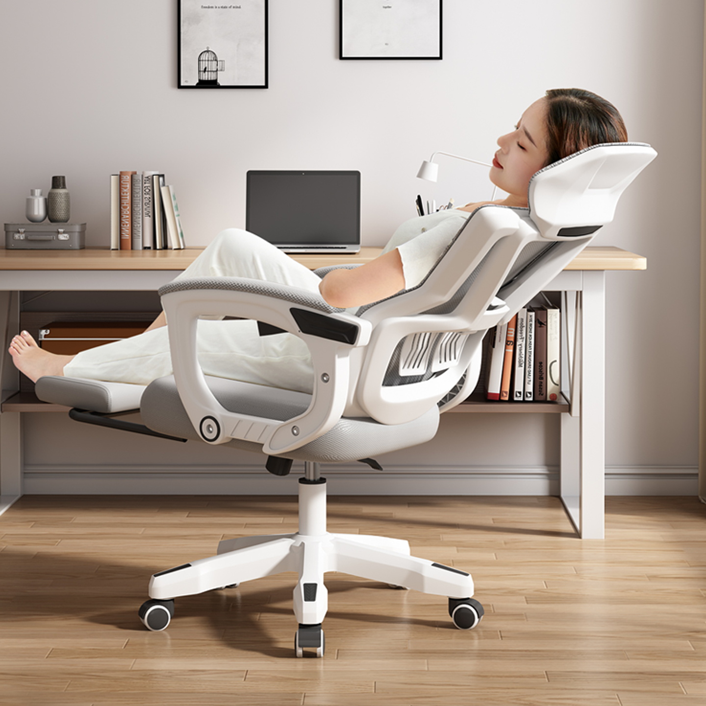 电脑椅家用人体工学椅学生电竞椅卧室学习椅子办公座椅舒适久坐椅