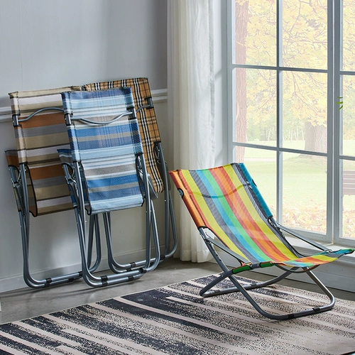 Простая портативная лаунж -стул Балкон. Домохозяйство повседневное складное кресло
