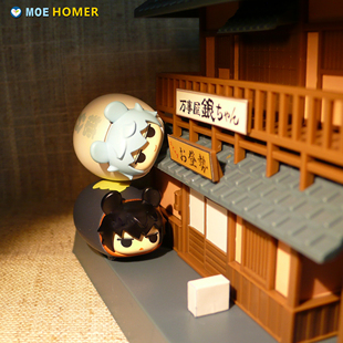 银土土银仓鼠鹌鹑蛋 银魂 坂田银时 土方手办盒蛋现货HOMER小木屋