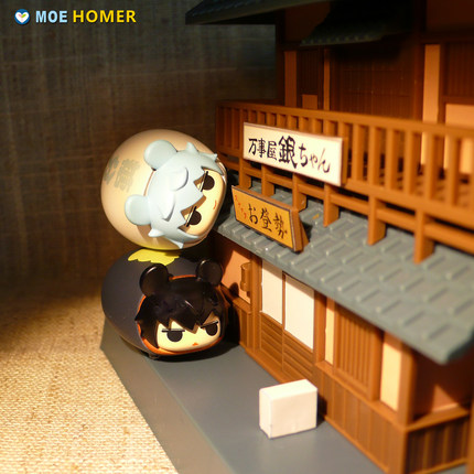 银土土银仓鼠鹌鹑蛋 银魂 坂田银时 土方手办盒蛋现货HOMER小木屋