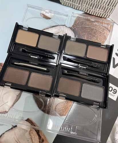 包邮两用眉粉自然防水送眉卡修容