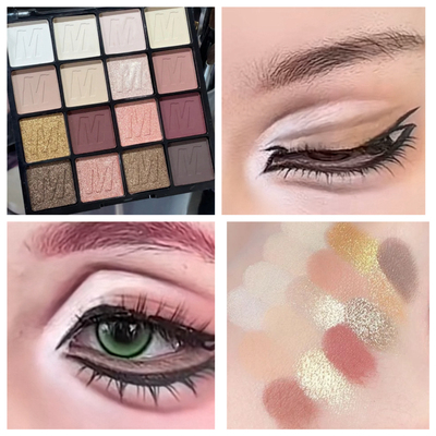 Cos二次元成男成女万用眼影盘清冷御姐日常眼妆实用咖啡西施敖润