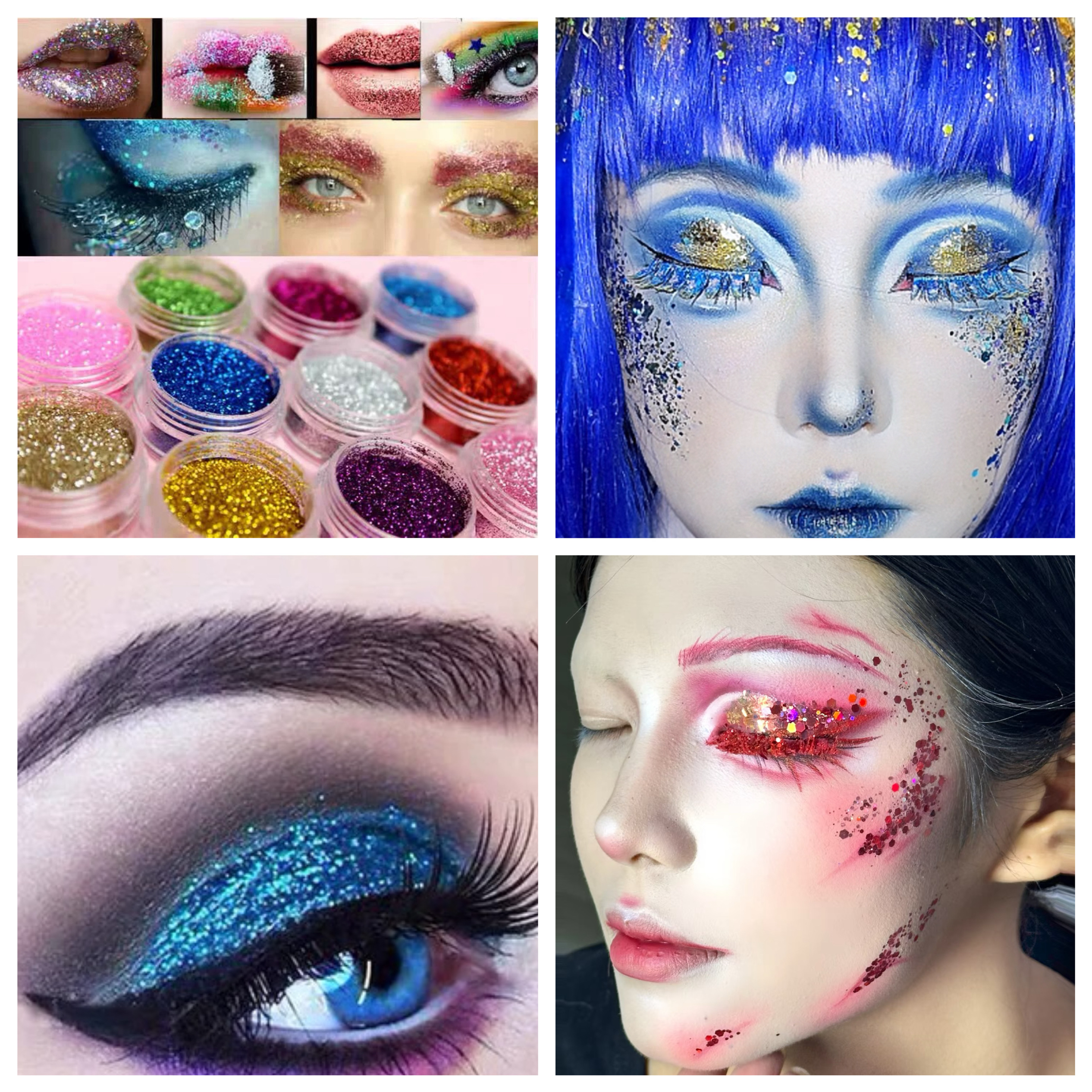 儿童演出闪光粉亮晶晶包邮舞台妆