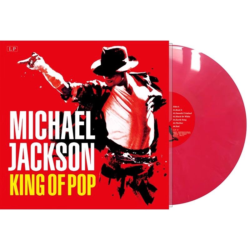 正品迈克尔杰克逊 Michael Jackson Thriller纪念版红胶黑胶唱片