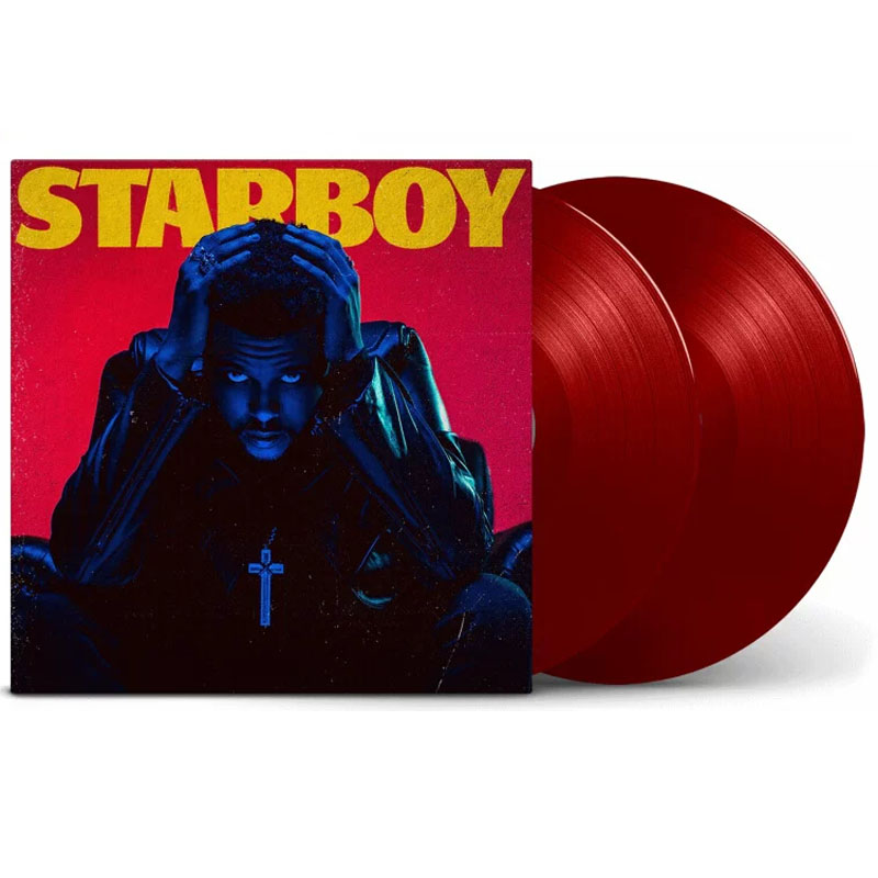 正品威肯盆栽 The Weeknd Starboy 2LP 黑胶唱片红胶
