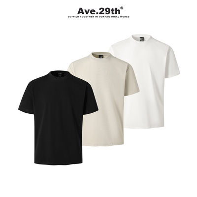 Ave.29th凉感纯色短款正肩T恤