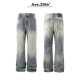 Ave.29th美式 男女同款 复古街头直筒宽松水洗做旧Clean Fit牛仔裤
