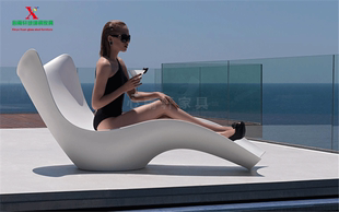 surf chair sun 创意设计师家具 玻璃钢户外沙滩时尚 休闲躺椅