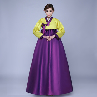 礼服朝鲜服装 表演服 民族传统古典服族裙韩国古装 延吉服饰舞蹈女装