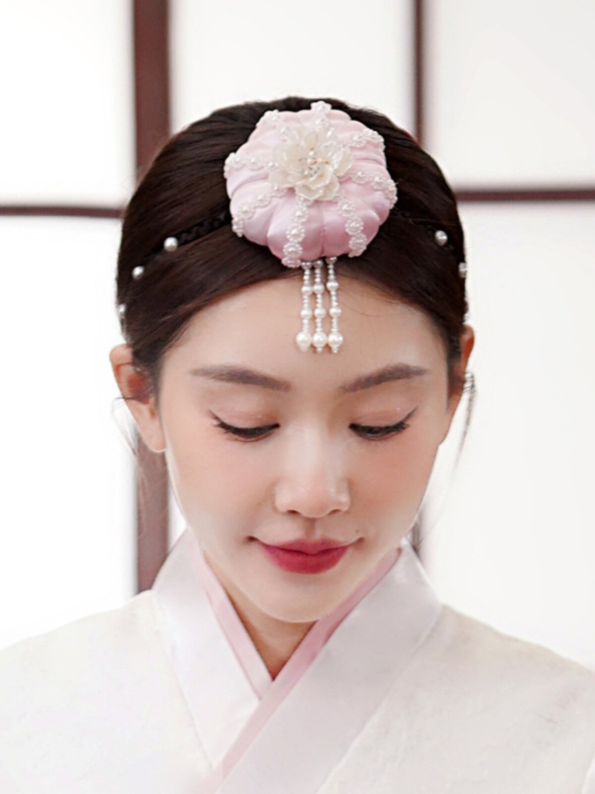 朝鲜族发箍发饰延吉公主高端发包头饰韩服民族风配饰成人儿童演出