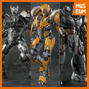 YoloPark变形金刚7 超能勇士 天灾犀牛黄豹大黄蜂 拼插机甲模型