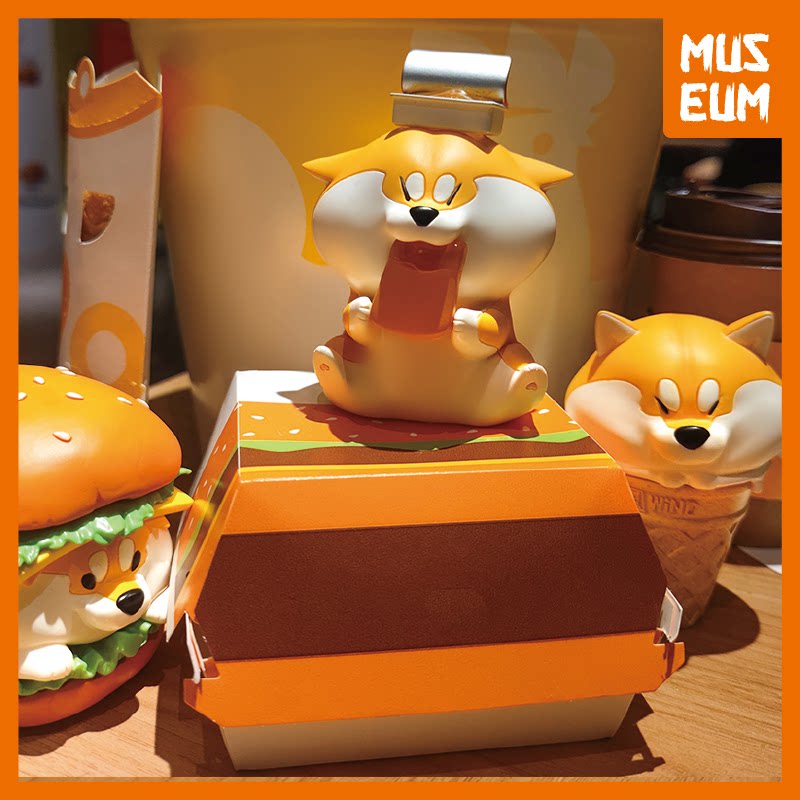 动物星球西风阿柴枸杞第四弹至尊快餐汉堡鸡块冰淇淋树脂盲盒手办