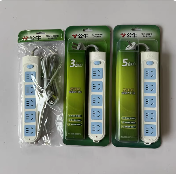 公牛插孔新国标带开关接线板