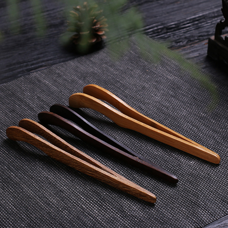 手工竹制茶夹 茶道配件 茶杯夹子 功夫茶具配件 茶道配件镊子