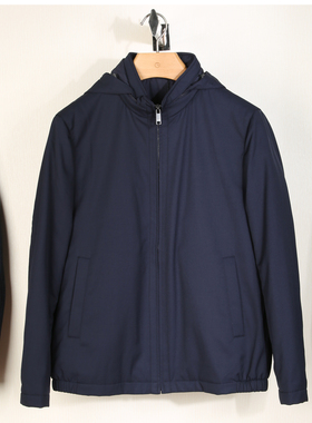 金利来商务男装连帽可拆棉衣外套秋冬防风棉服MXSG43913012-95