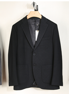 金利来商务风男士黑色羊毛西装春秋季专柜同款西服MZDG33013049