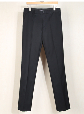 金利来男装西裤男2024秋季新款黑色修身羊毛裤子MPTG11926011-99