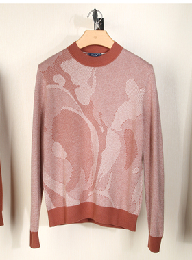 金利来男装羊毛衫男圆领2023新款可机洗羊绒毛衣MCWF11913207-42