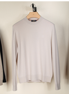 金利来男装羊绒衫男士半高领纯羊绒2023新款毛衣MRMF33914111-17