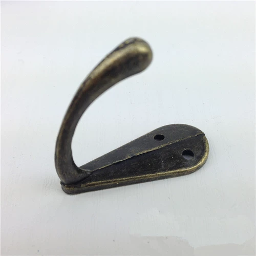 Творческий ретро железный ремесленный крючок для жесткой аппаратная аксессуара бронзовая одежда Магазин декоративный стены