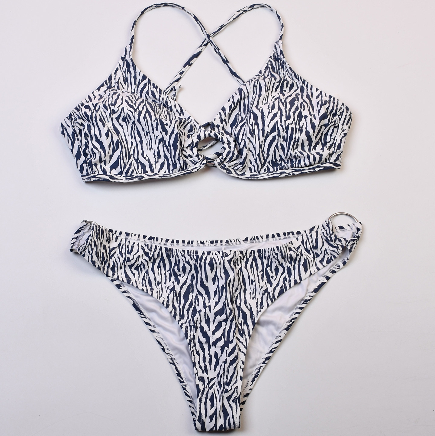 荷兰品牌BAR**时尚沙滩性感分体吊带比基尼泳衣bikini舒适温泉女