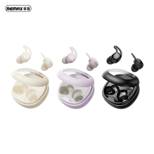 Remax蓝牙真无线睡眠耳机跑步运动专用不入耳挂耳夹式2024新款